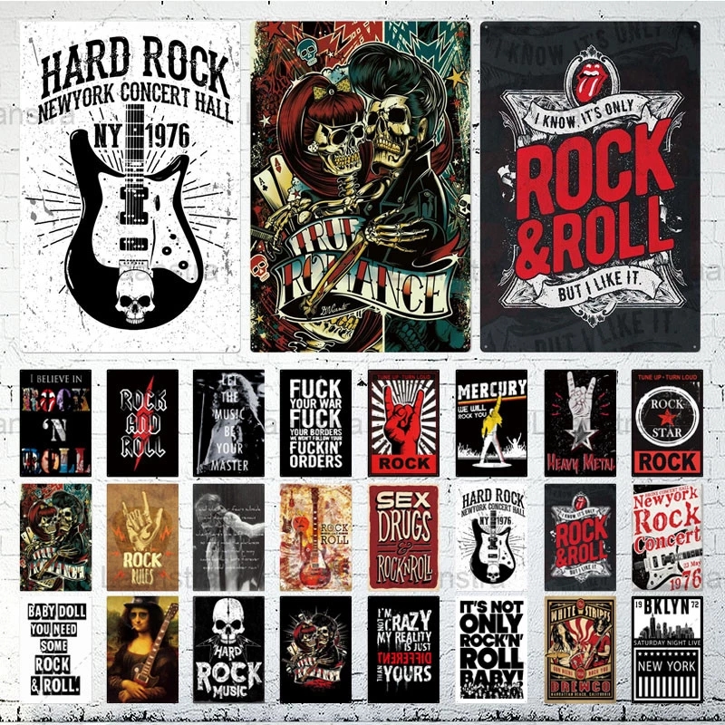2022 Classical America Metal Painting Tin Sign Rock Music Heavy Iron Signs Art Home Decor For Man Cafe Pub Club Bar Plaque Brand Size 30X20cm
2022 Classical America Metal Painting Tin Sign Rock Music Heavy Iron Signs Art Home Decor For Man Cafe Pub Club Bar Plaque Brand Size 30X20cm