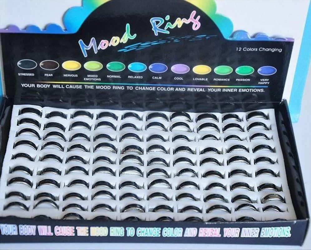 2021 Mood Ring Fashion Change Color According To Your Blood(6mm in width,1.8g/pc), Silver
2021 Mood Ring Fashion Change Color According To Your Blood(6mm in width,1.8g/pc), Silver