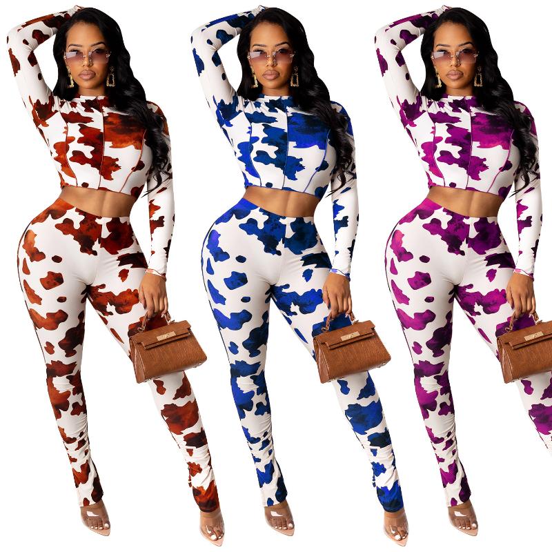 Women's Two Piece Pants Sylph Casual Set Women 2 Pieces Fashion Printed Sets Long Sleeve Crop Top High Waist Trouser Suits Winter Clothing, White
Women's Two Piece Pants Sylph Casual Set Women 2 Pieces Fashion Printed Sets Long Sleeve Crop Top High Waist Trouser Suits Winter Clothing, White