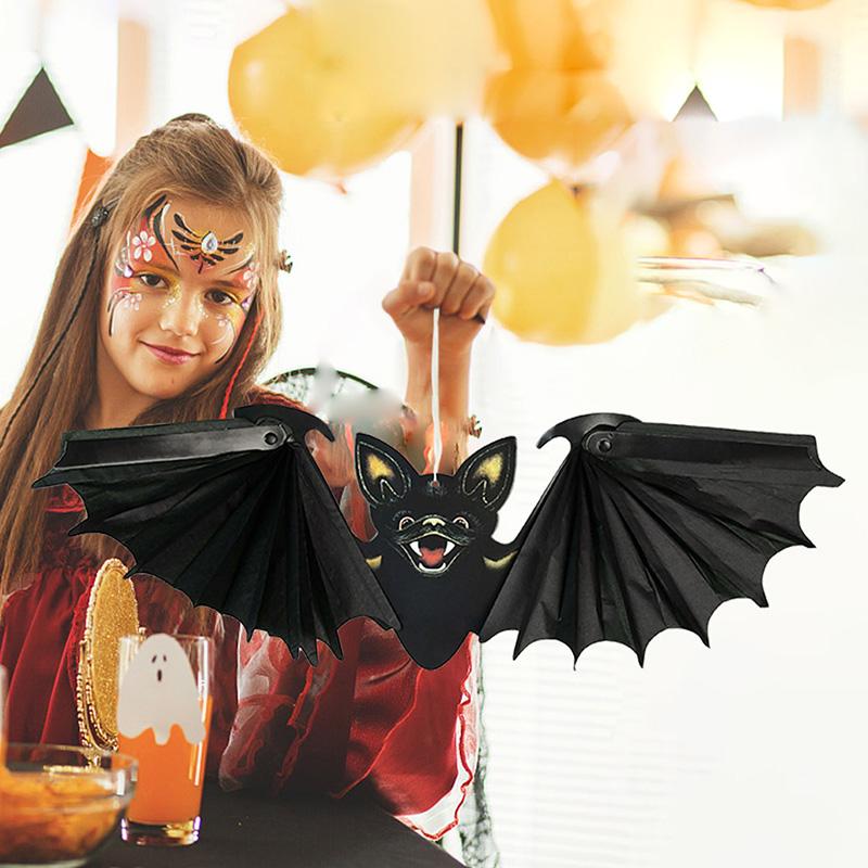 Party Decoration 2pcs Halloween Black Bat Wall Hanging Horror Props Paper Ornament For House Supplies
Party Decoration 2pcs Halloween Black Bat Wall Hanging Horror Props Paper Ornament For House Supplies