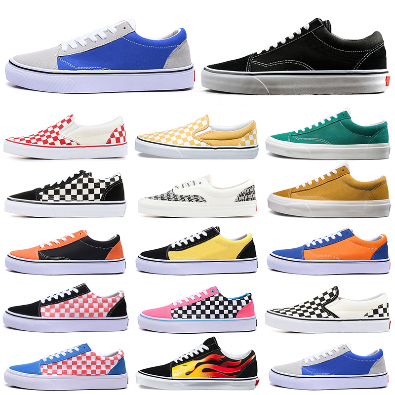 VAN Canvas Shoes Fear of God Old Skool Running Shoes Women Men Sports Sneakers Checkerboard Triple Black White Flame Slip on Mens Trainers Chaussures
VAN Canvas Shoes Fear of God Old Skool Running Shoes Women Men Sports Sneakers Checkerboard Triple Black White Flame Slip on Mens Trainers Chaussures