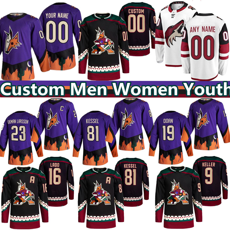 Arizona Coyotes Jersey 2021 Classic Road White Phil Kessel Shane Doan Jakob Chychrun Clayton Keller Dylan Guenther Jeremy Roenick Tkachuk Custom Hockey Jerseys, Men's color 1
Arizona Coyotes Jersey 2021 Classic Road White Phil Kessel Shane Doan Jakob Chychrun Clayton Keller Dylan Guenther Jeremy Roenick Tkachuk Custom Hockey Jerseys, Men's color 1