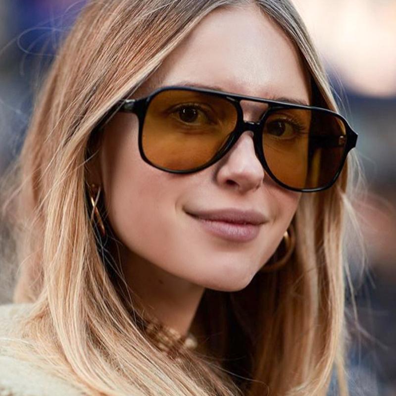 Sunglasses Classic Pilot Women Oversized Yellow Square Woman Summer Driving Shades GlassesLadies UV400
Sunglasses Classic Pilot Women Oversized Yellow Square Woman Summer Driving Shades GlassesLadies UV400