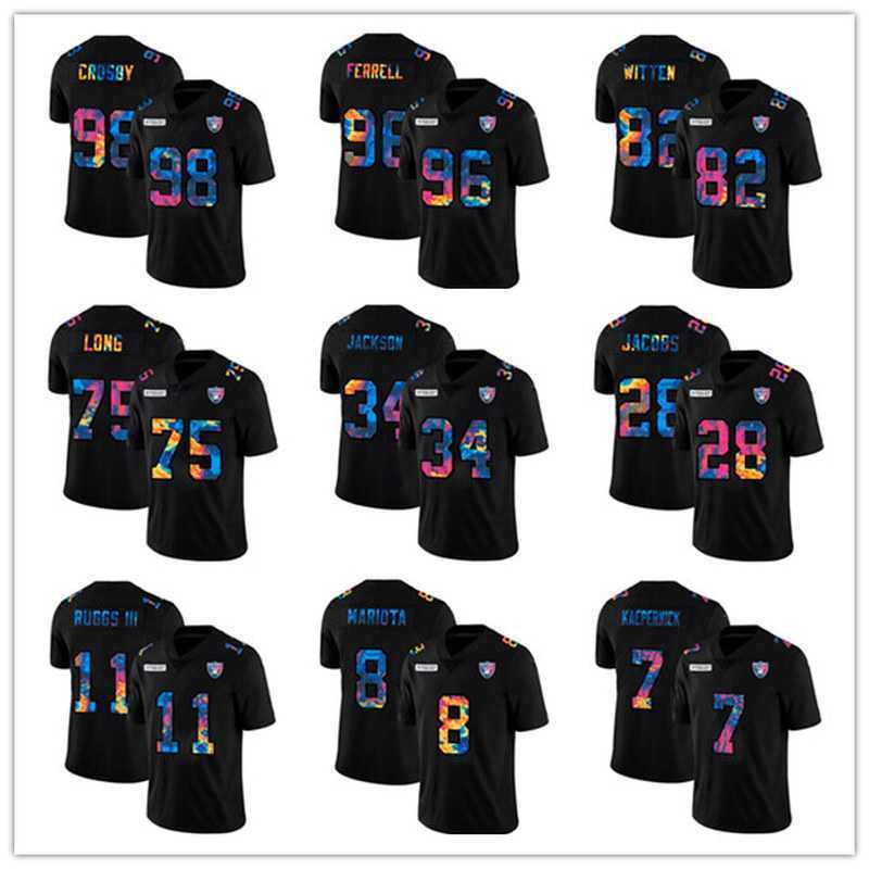 2021 Las VegasRaidersMEN Derek Carr Howie Long Jackson Mariota 2020 Crucial Catch Vapor Untouchable Limited football Jersey
2021 Las VegasRaidersMEN Derek Carr Howie Long Jackson Mariota 2020 Crucial Catch Vapor Untouchable Limited football Jersey