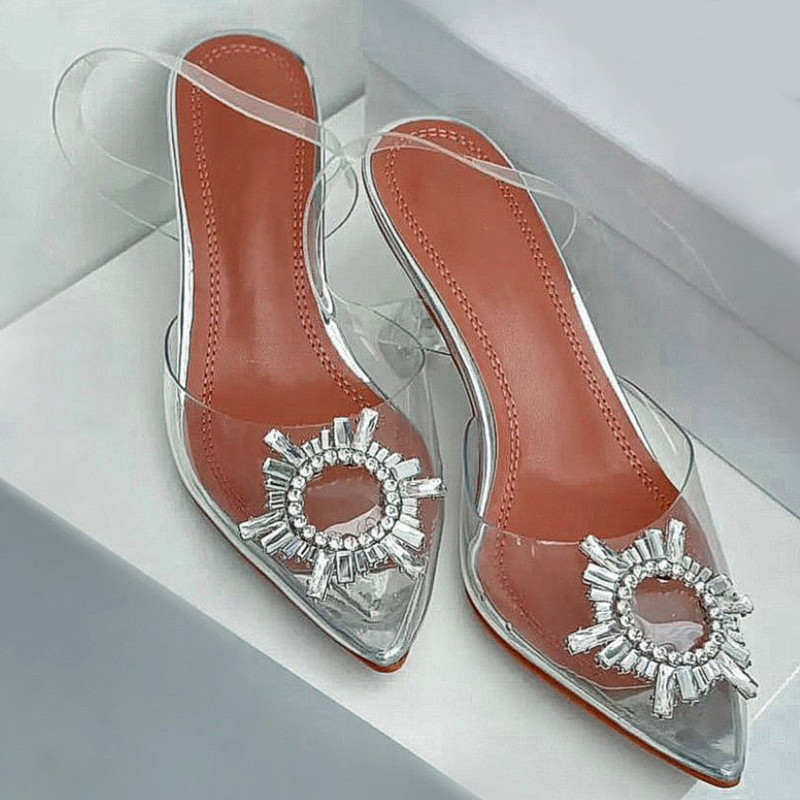 Women Dress Shoes Crystal Transparent Sun Buckle Butterfly Buckle Sandals Shine Heels Fine Tip Toe Wedding Shoe Slingback Sandal High heel, Shoes box
Women Dress Shoes Crystal Transparent Sun Buckle Butterfly Buckle Sandals Shine Heels Fine Tip Toe Wedding Shoe Slingback Sandal High heel, Shoes box