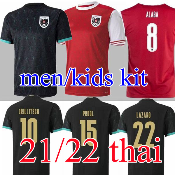 new 2021 Austria soccer jersey men and kids kit 21 22 Alaba Arnautovic Sabitzer Grillitsch camisetas national team home away football shirts, Black;yellow
new 2021 Austria soccer jersey men and kids kit 21 22 Alaba Arnautovic Sabitzer Grillitsch camisetas national team home away football shirts, Black;yellow