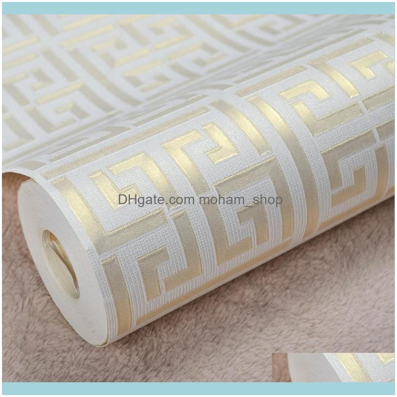 Wallpapers Décor Home & Gardenwholesale-Contemporary Modern Geometric Wallpaper Neutral Greek Key Design Pvc Wall Paper For Bedroom 0.5 X 10, E00402 gold on white
Wallpapers Décor Home & Gardenwholesale-Contemporary Modern Geometric Wallpaper Neutral Greek Key Design Pvc Wall Paper For Bedroom 0.5 X 10, E00402 gold on white