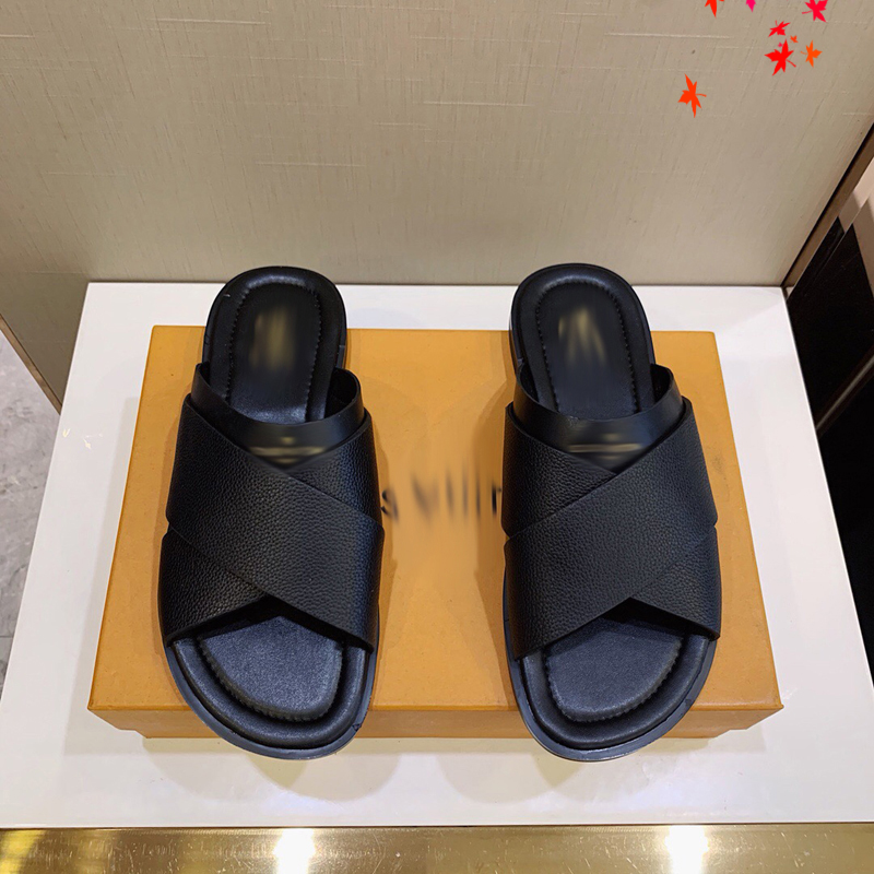 2021 new men Slides Summer Slippers Beach Indoor Flat Sandals Slipper luxurys House Flip Flops Sandal top quality with box size 39-45 -L24, Black
2021 new men Slides Summer Slippers Beach Indoor Flat Sandals Slipper luxurys House Flip Flops Sandal top quality with box size 39-45 -L24, Black