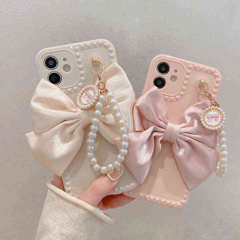 Phone Case For iphone 13 Cover Pearl Bracelet Bow For iPhone 12 11 13 Pro Max Mini X XR XS Max 6 S 7 8 Plus + Soft Phone Case W220312, Th25x1-apricot
Phone Case For iphone 13 Cover Pearl Bracelet Bow For iPhone 12 11 13 Pro Max Mini X XR XS Max 6 S 7 8 Plus + Soft Phone Case W220312, Th25x1-apricot