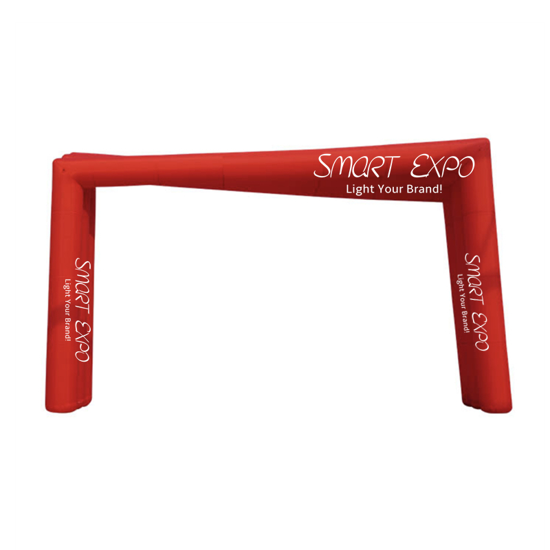 Giant Inflatable Square Arch Display 0.7xW10xH6.2 m 3 Pieces Combined Set for Event Promotion with Custom Printing and Blower