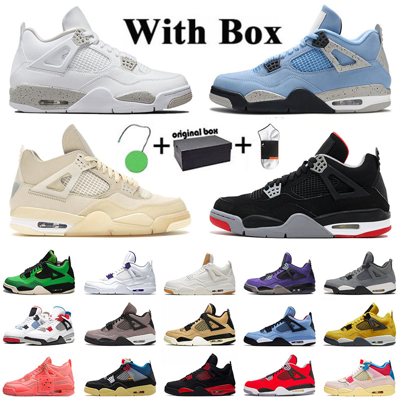 With Box Jumpman 4 J4 Basketball Shoes Mens Womens Violet Ore 4s IV Messy Room Cactus Jack Cavs Cool Grey Pink Toro Bravo Military Black Cat Sneakers Trainers Big Size 13, D43 pure money 36-47
With Box Jumpman 4 J4 Basketball Shoes Mens Womens Violet Ore 4s IV Messy Room Cactus Jack Cavs Cool Grey Pink Toro Bravo Military Black Cat Sneakers Trainers Big Size 13, D43 pure money 36-47
