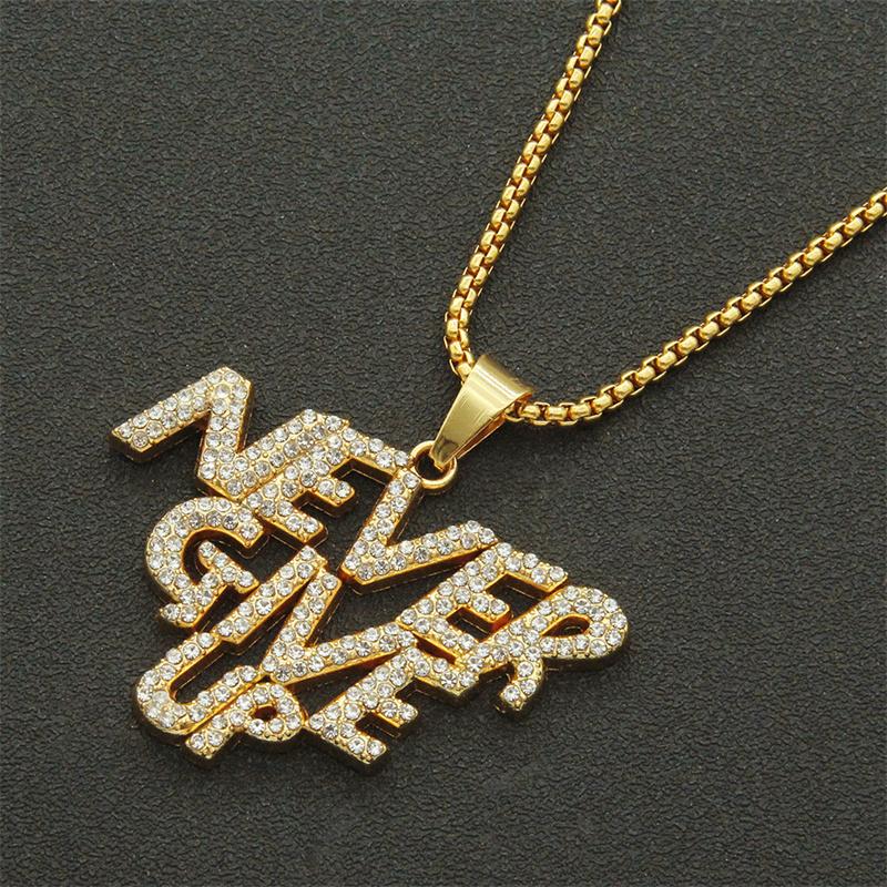 Pendant Necklaces Men Hip Hop Letter Never Give Up With Long Chain Necklace Male Vintage Hiphop Fashion Jewelry
Pendant Necklaces Men Hip Hop Letter Never Give Up With Long Chain Necklace Male Vintage Hiphop Fashion Jewelry