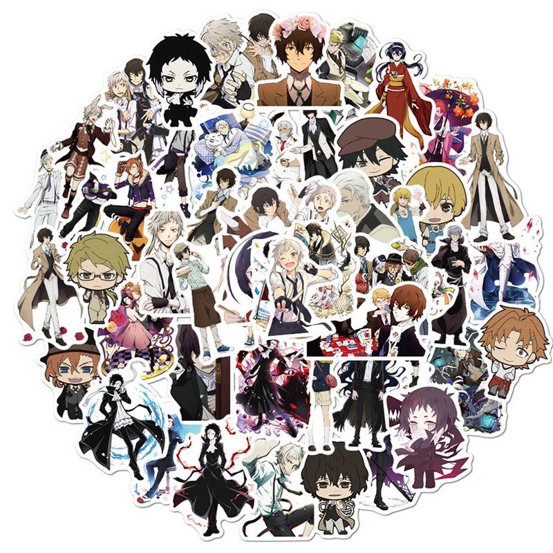 50pcs/Pack Japan Anime Cartoon Bungo Stray Dogs Stickers Aesthetic Laptop Bicycle Guitar Skateboard Waterproof Stiker Gift Wrap
50pcs/Pack Japan Anime Cartoon Bungo Stray Dogs Stickers Aesthetic Laptop Bicycle Guitar Skateboard Waterproof Stiker Gift Wrap