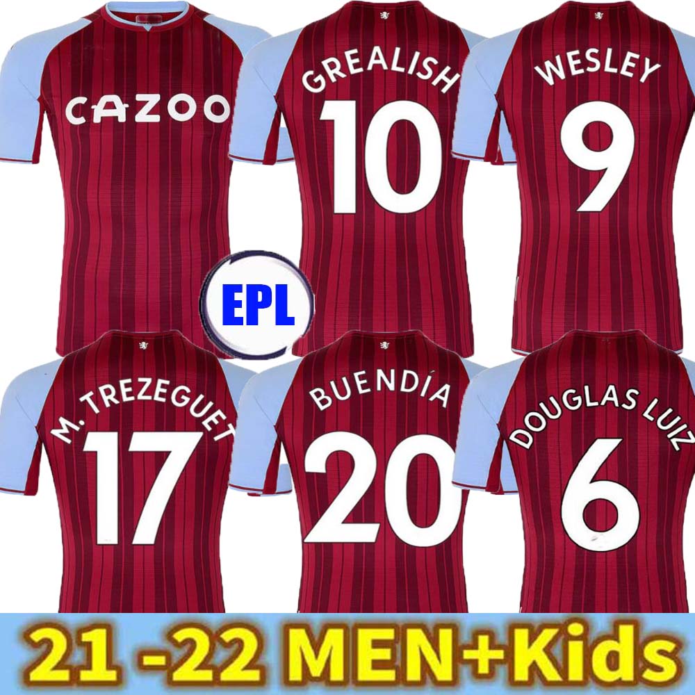21 22 Aston HOME Soccer Jerseys Villa Home 2021 2122 Samatta Targett Grealish Wesley Douglas Luiz McGim El Men Kit Kit Football Kit Shirts Red Jersey, 21/22 home+patch
21 22 Aston HOME Soccer Jerseys Villa Home 2021 2122 Samatta Targett Grealish Wesley Douglas Luiz McGim El Men Kit Kit Football Kit Shirts Red Jersey, 21/22 home+patch