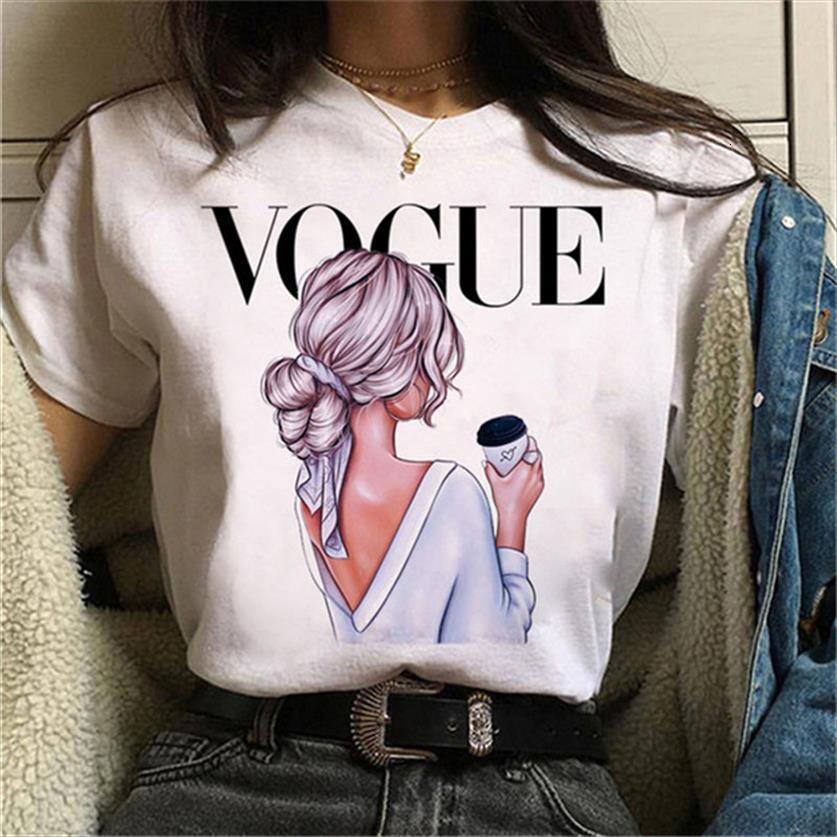 fashion graphic print harajuku women vogue feamle casual short sleeves tees clothes, White
fashion graphic print harajuku women vogue feamle casual short sleeves tees clothes, White