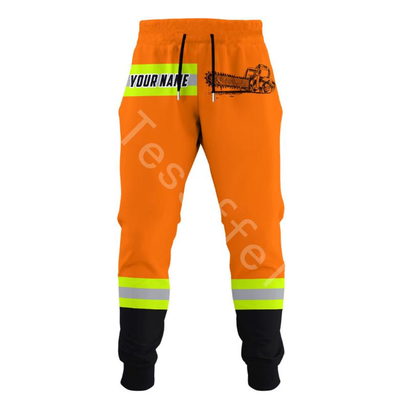 Men's Pants Logger Customized Name Lumberjack 3D Printed Casual Men Trousers Fashion Streetwear Autumn Loose Sports L32