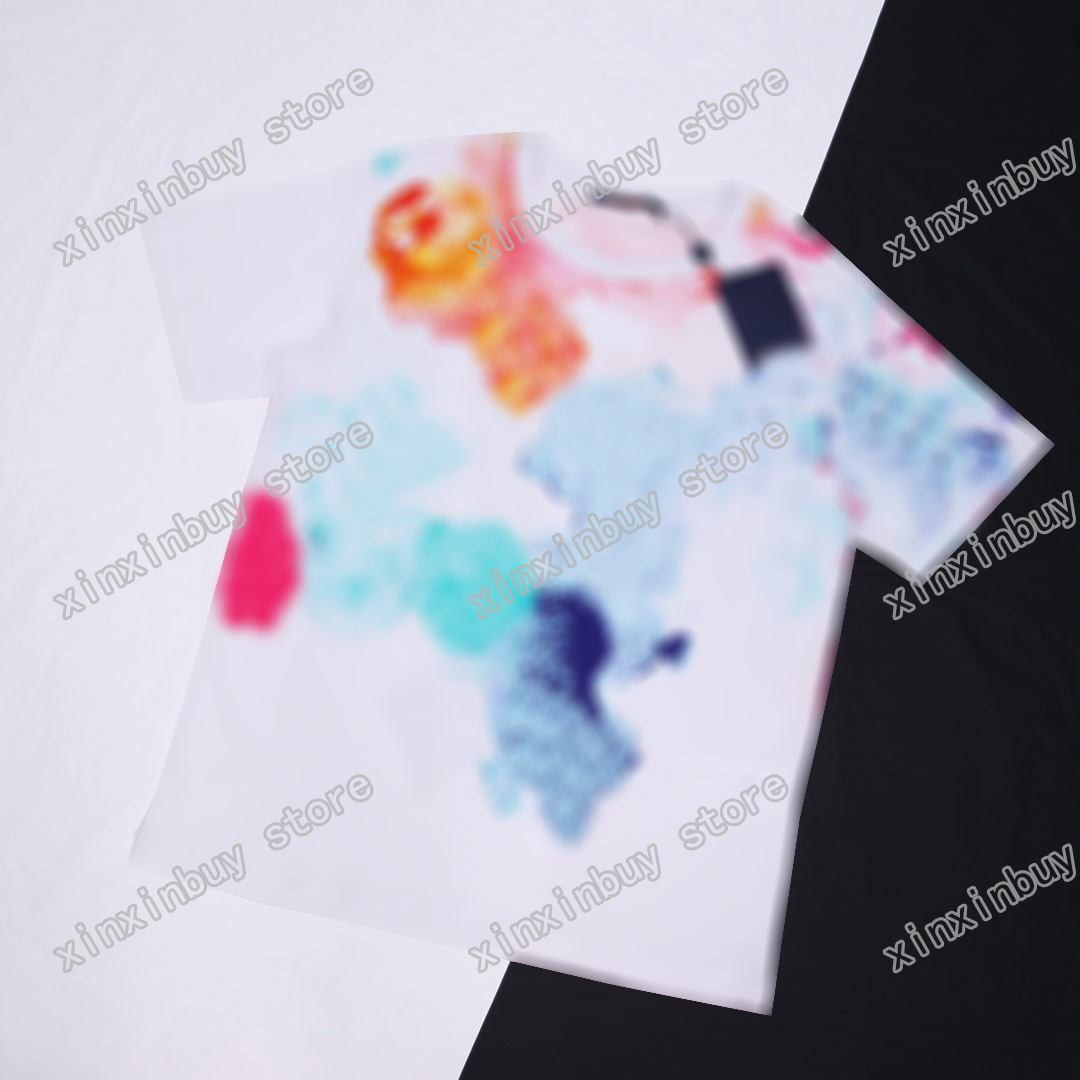 2021 Designers luxury Mens Womens watercolor T Shirts Lace letters Man Paris Fashion T-shirt Top Quality Tees Street Short Sleeve luxurys Ts, White;black
2021 Designers luxury Mens Womens watercolor T Shirts Lace letters Man Paris Fashion T-shirt Top Quality Tees Street Short Sleeve luxurys Ts, White;black