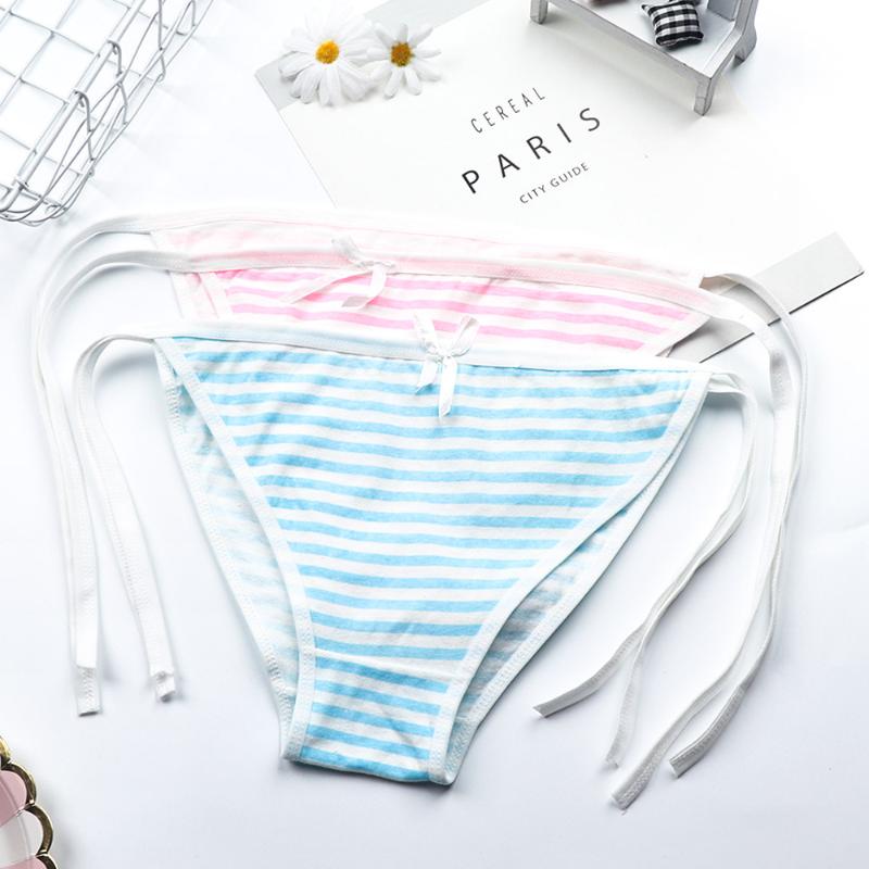 Women's Panties 1 Pc Sexy Bandage Stripe Cotton Cute Underpants Pink Blue Underwear Cosplay, Black;pink
Women's Panties 1 Pc Sexy Bandage Stripe Cotton Cute Underpants Pink Blue Underwear Cosplay, Black;pink