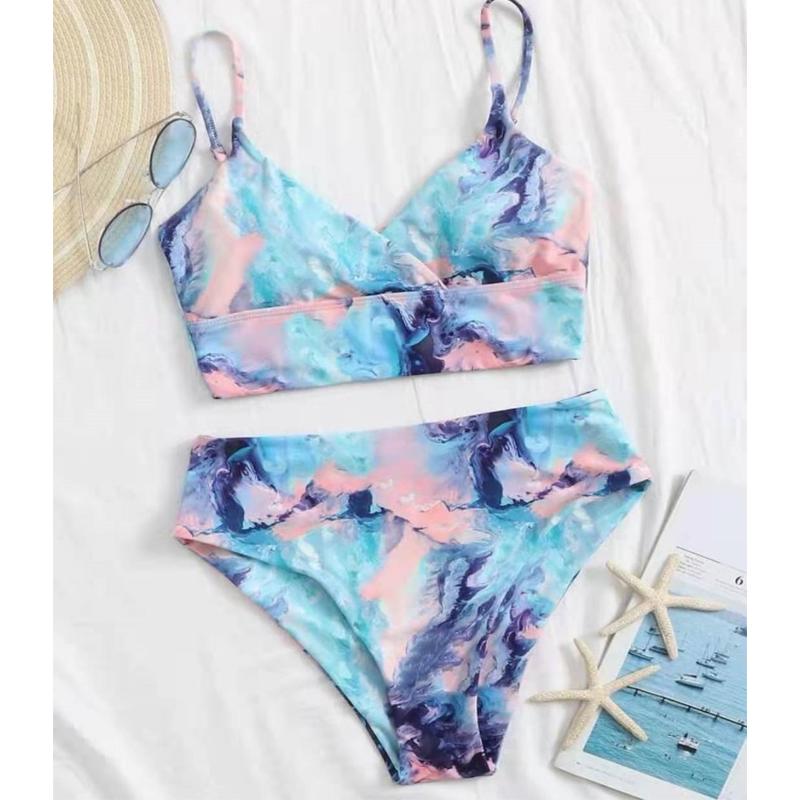 Women' Swimwear 2022 Print Bikini Push Up Swimsuit Women Sexy Marble High Waisted V Neck Two-piece Bathing Suit Beach Wear, Bkl060lb
Women' Swimwear 2022 Print Bikini Push Up Swimsuit Women Sexy Marble High Waisted V Neck Two-piece Bathing Suit Beach Wear, Bkl060lb