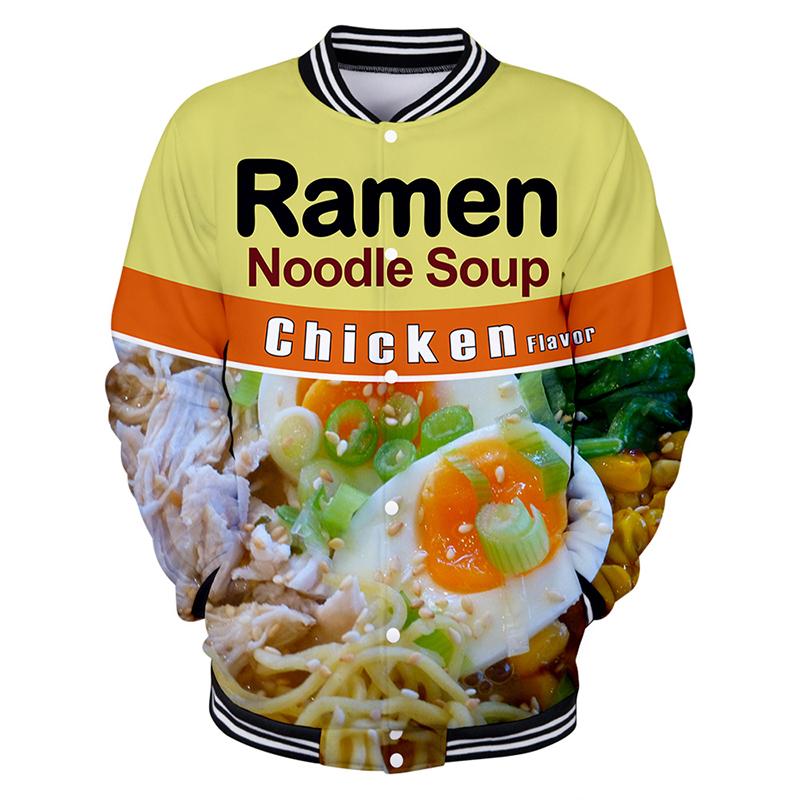 Men's Jackets Japan Ramen Noodle Soup 3d Baseball Jacket Coat Men Women Hoodie Sweatshirts Tops Hip Hop Long Sleeve Boys Girls Hoodies
Men's Jackets Japan Ramen Noodle Soup 3d Baseball Jacket Coat Men Women Hoodie Sweatshirts Tops Hip Hop Long Sleeve Boys Girls Hoodies