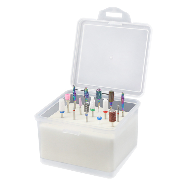 20/30 hole plastic display storage box for acrylic nail drill bit holder manicure accessory
20/30 hole plastic display storage box for acrylic nail drill bit holder manicure accessory