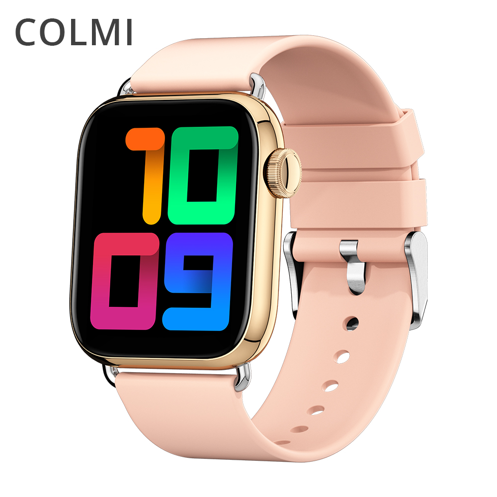 COLMI P16 2021 1.69 inch Smart Watch nRF52840 New Blood Oxygen Sensor IP68 Waterproof Fitness Tracker Smartwatchg, Gold
COLMI P16 2021 1.69 inch Smart Watch nRF52840 New Blood Oxygen Sensor IP68 Waterproof Fitness Tracker Smartwatchg, Gold