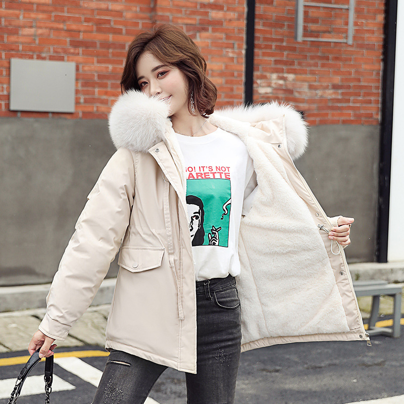 Women's Down & Parkas Parka Big Fur Collar Women Warm Winter Coat Hooded Female Jacket PP505, Black
Women's Down & Parkas Parka Big Fur Collar Women Warm Winter Coat Hooded Female Jacket PP505, Black