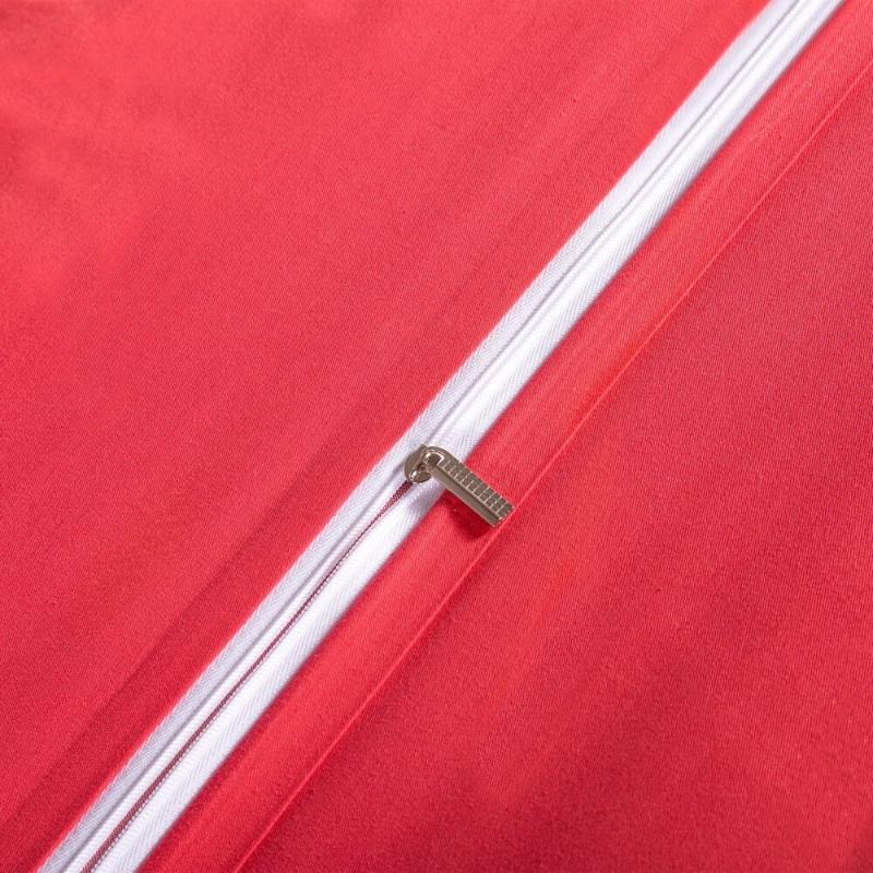 Luxury Silk Cotton Jacquard 4pcs Bedding 100%cotton Embroidered Duvet Cover Bed Sheet Pillowcase Drop Red Wedding Sets