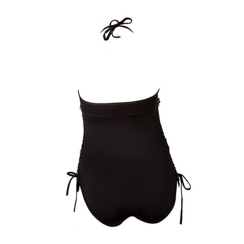 5XL Plus Size Swimwear Women Push Up Swimsuit Bandage Swimming Suit For Monokini Swim Suits Sexy Bathing 210625