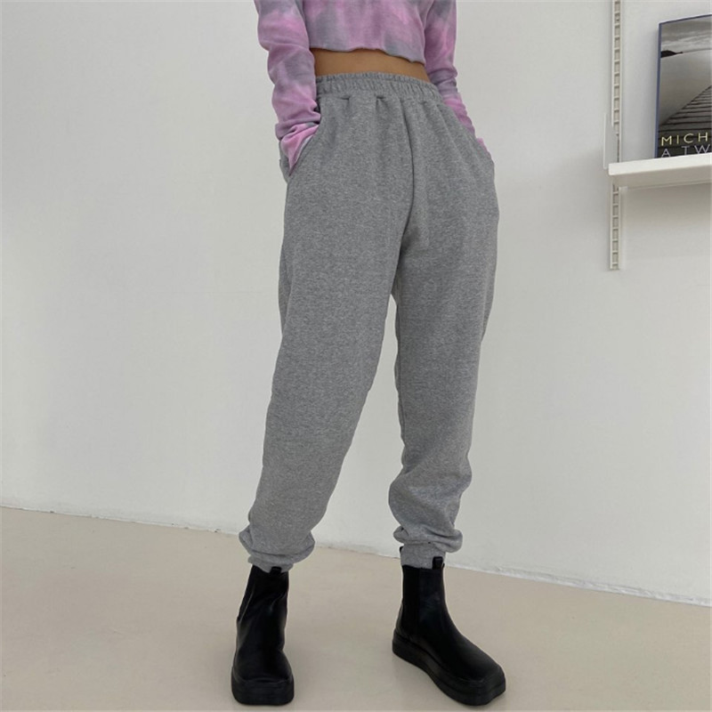 Elegant Formal Casual Elastic High Waist Carrot Pants Women Sweatpants Plus Size OL Solid Sportswear Trousers 210421
