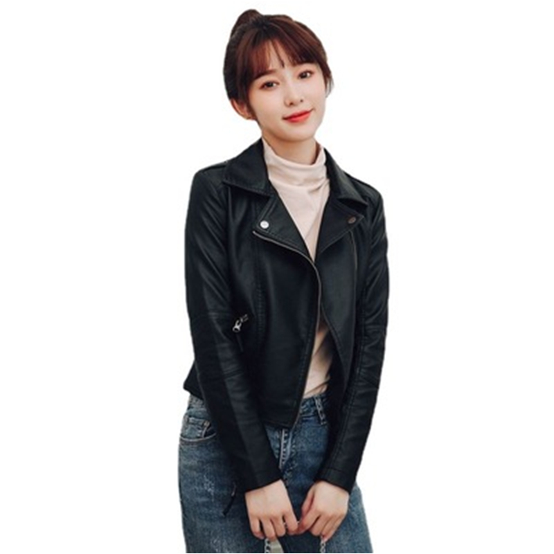 Fitaylor Spring Autumn Ladies Motorcycle Leather Jackets Women Turn-down Collar Zipper Slim Black Moto & Biker Jacket Female
Fitaylor Spring Autumn Ladies Motorcycle Leather Jackets Women Turn-down Collar Zipper Slim Black Moto & Biker Jacket Female