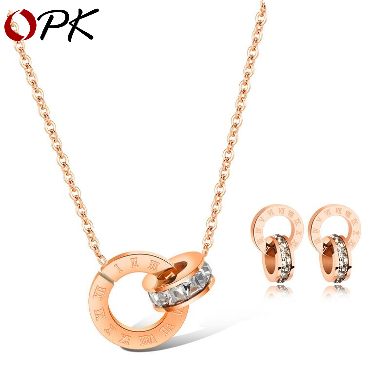 luxury jewelry designer jewelry sets for women rose gold color double rings earings necklace titanium steel sets hot fasion 1133 Q2, As pic
luxury jewelry designer jewelry sets for women rose gold color double rings earings necklace titanium steel sets hot fasion 1133 Q2, As pic