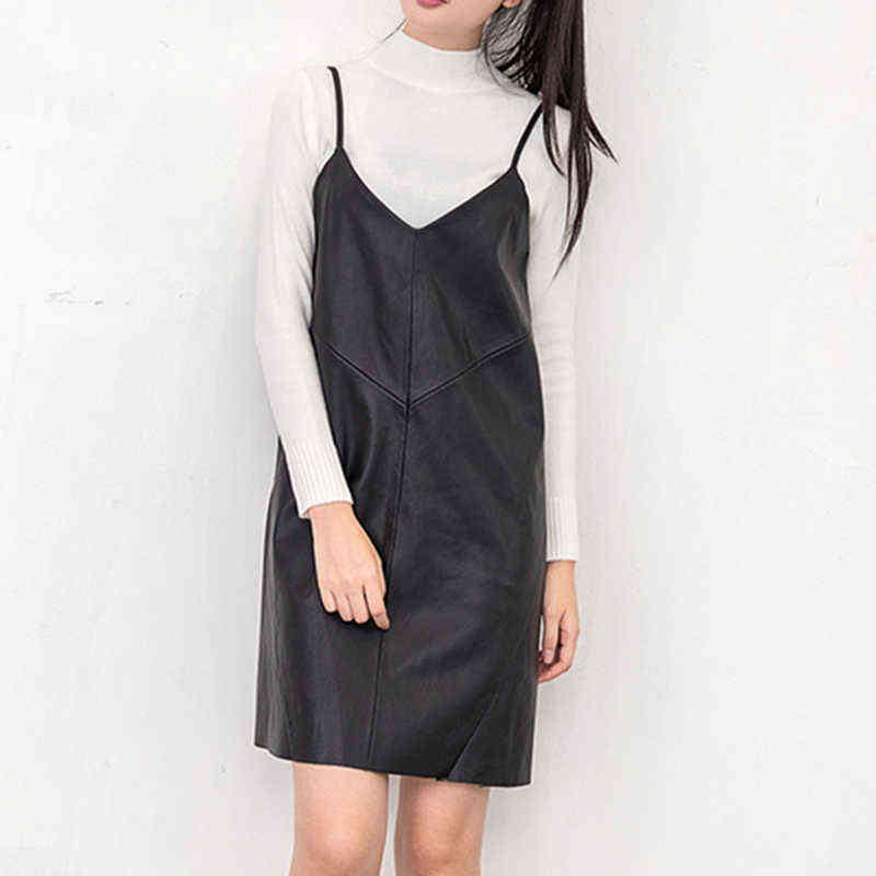 2021 Spring Summer Women Elegant Sexy Sundress Vintage Spaghetti Strap Retro PU Dresses Ladies Mini Faux Leather Sling Vestidos G1223, Black
2021 Spring Summer Women Elegant Sexy Sundress Vintage Spaghetti Strap Retro PU Dresses Ladies Mini Faux Leather Sling Vestidos G1223, Black