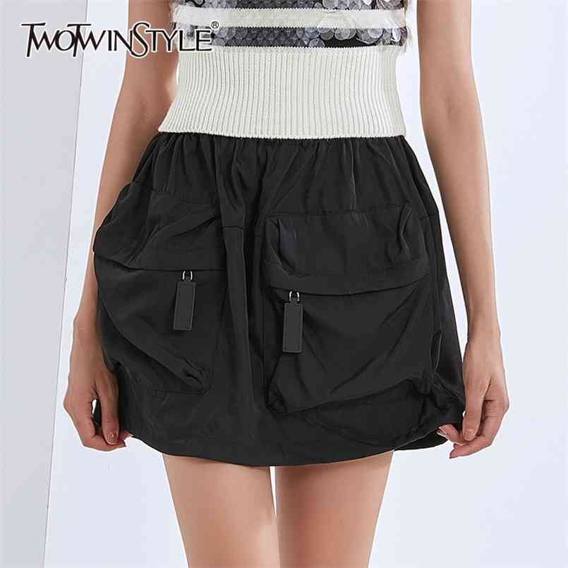 Casual Patchwork Pocket Women Skirt High Waist Elastic Minimalist Mini Skirts Female Summer Fashion Clothing 210521, Print
Casual Patchwork Pocket Women Skirt High Waist Elastic Minimalist Mini Skirts Female Summer Fashion Clothing 210521, Print