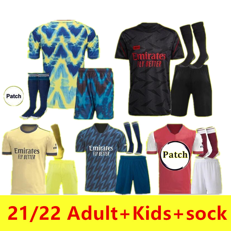 Arsen soccer jersey Gunners 21 22 SAKA THOMAS WILLIAN NICOLAS TIERNEY 2022 collection football shirts adult and kids kit+sock fourth HUMA, Black;yellow
Arsen soccer jersey Gunners 21 22 SAKA THOMAS WILLIAN NICOLAS TIERNEY 2022 collection football shirts adult and kids kit+sock fourth HUMA, Black;yellow
