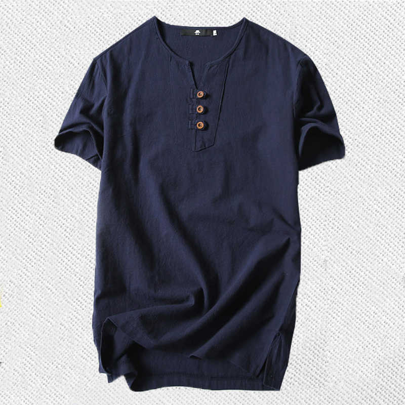 Men's T Shirts Plus Size 5XL 6XL 8XL 9XL large Oversized T Shirt Linen Short Sleeve Tee Shirt Male Summer Men T-shirt Big Size 210623