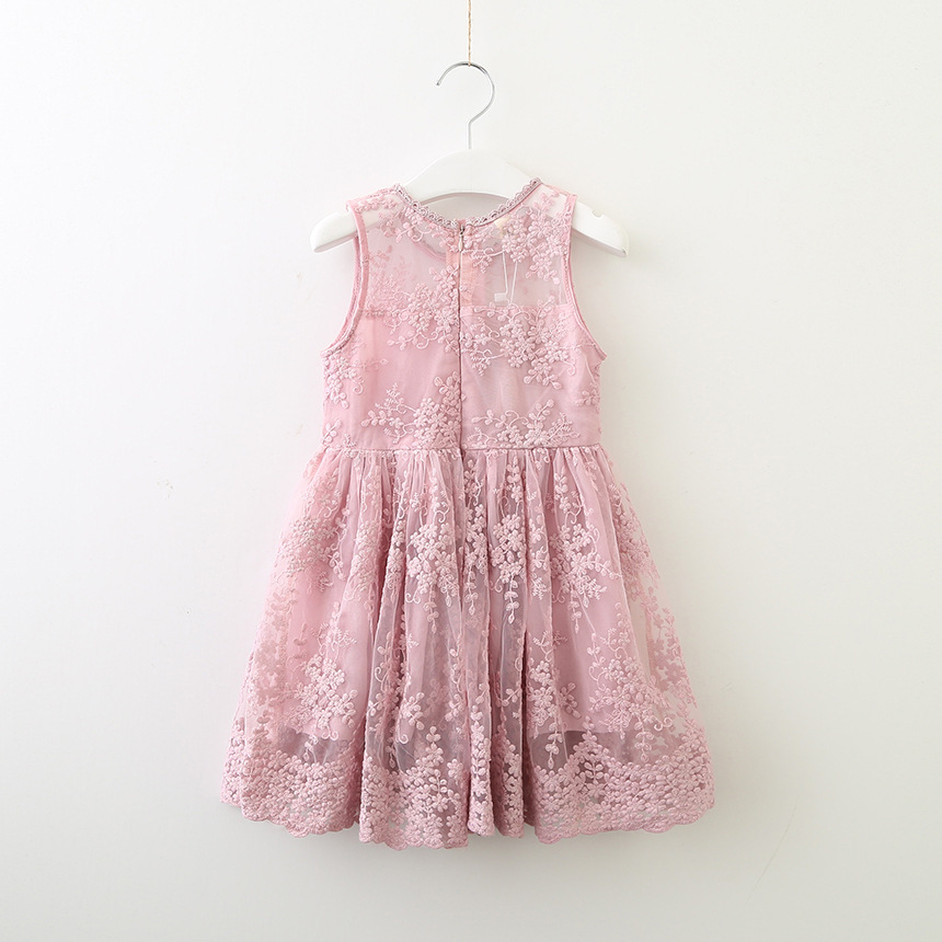 2-7Years Girls Dress Vestido Summer Lace Children Clothing Princess Kids es For Causal Wear Unicorn Robe Fille 210521