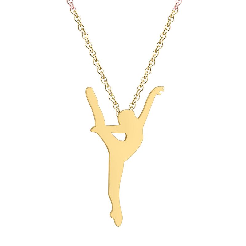 Pendant Necklaces Personality Ballerina Ballet Women Stainless Steel Statement Jewelry Dance Dancer Girls Necklace Elegant Gift
Pendant Necklaces Personality Ballerina Ballet Women Stainless Steel Statement Jewelry Dance Dancer Girls Necklace Elegant Gift