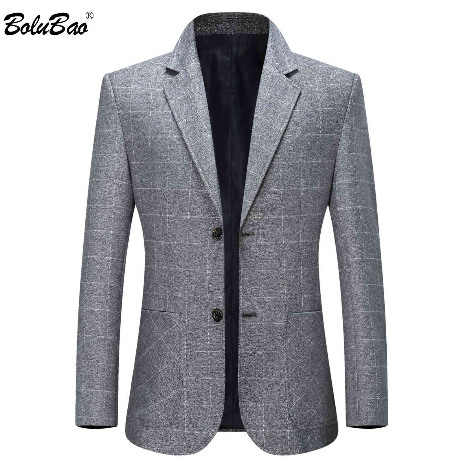 BOLUBAO Spring Autumn Plaid Blazer Men Brand Men High Quality British style Suit Jacket Business Casual Blazers Male 210518, Dark grey
BOLUBAO Spring Autumn Plaid Blazer Men Brand Men High Quality British style Suit Jacket Business Casual Blazers Male 210518, Dark grey