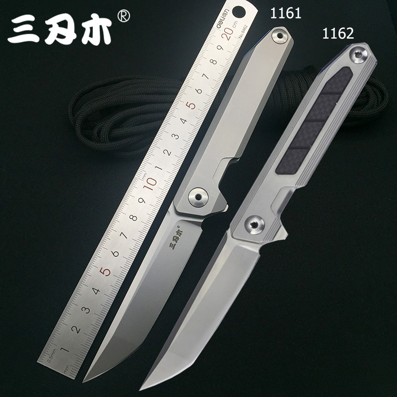 SanRenMu 1161 1162 14c28n Bade Combat Foding Knife Ba Bearing Camping Surviva Hunting Utiity Tactica EDC Pocket Too
SanRenMu 1161 1162 14c28n Bade Combat Foding Knife Ba Bearing Camping Surviva Hunting Utiity Tactica EDC Pocket Too
