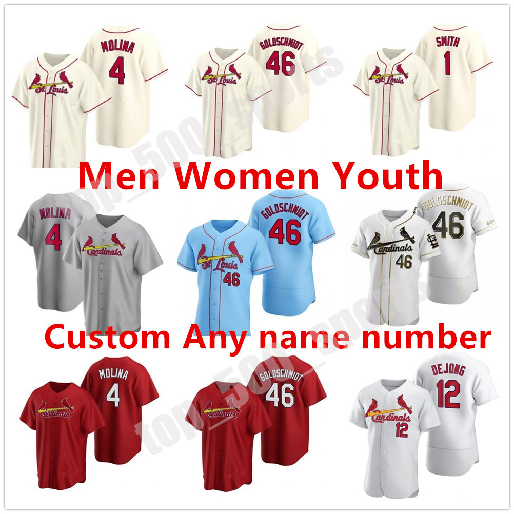 Cardinal 2021 Custom Men Women Youth 28 Nolan Arenado Baseball Jersey St. Louis 46 Paul Goldschmidt 4 Yadier Molina Ozzie Smith 25 Dexter Fowler, Blue;black
Cardinal 2021 Custom Men Women Youth 28 Nolan Arenado Baseball Jersey St. Louis 46 Paul Goldschmidt 4 Yadier Molina Ozzie Smith 25 Dexter Fowler, Blue;black