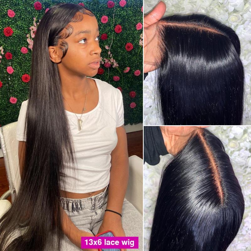 150% density Lace Wig Transparent Brazilian Bone Straight 5X5 Human Hair Wig For Black Women 13x6 Frontal Straight, Natural color
150% density Lace Wig Transparent Brazilian Bone Straight 5X5 Human Hair Wig For Black Women 13x6 Frontal Straight, Natural color