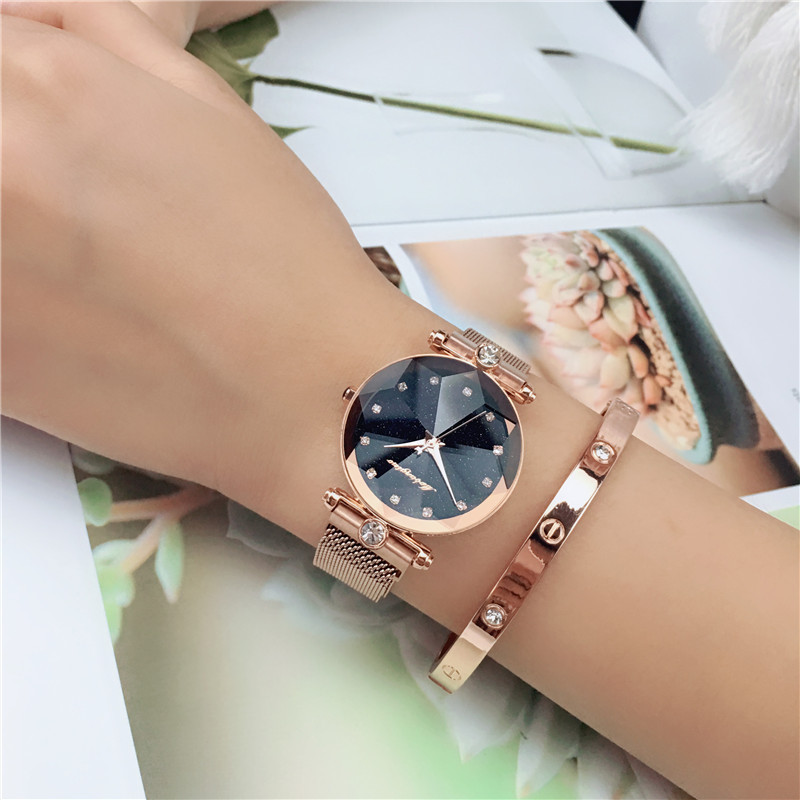 Elegant Ladies Watches for Lady Arrivals Big Sales Designers Casual Magnet Starry Sky Wristwatch Women And GIrls Fashion Watch Simple Wristwatches, Rose gold
Elegant Ladies Watches for Lady Arrivals Big Sales Designers Casual Magnet Starry Sky Wristwatch Women And GIrls Fashion Watch Simple Wristwatches, Rose gold