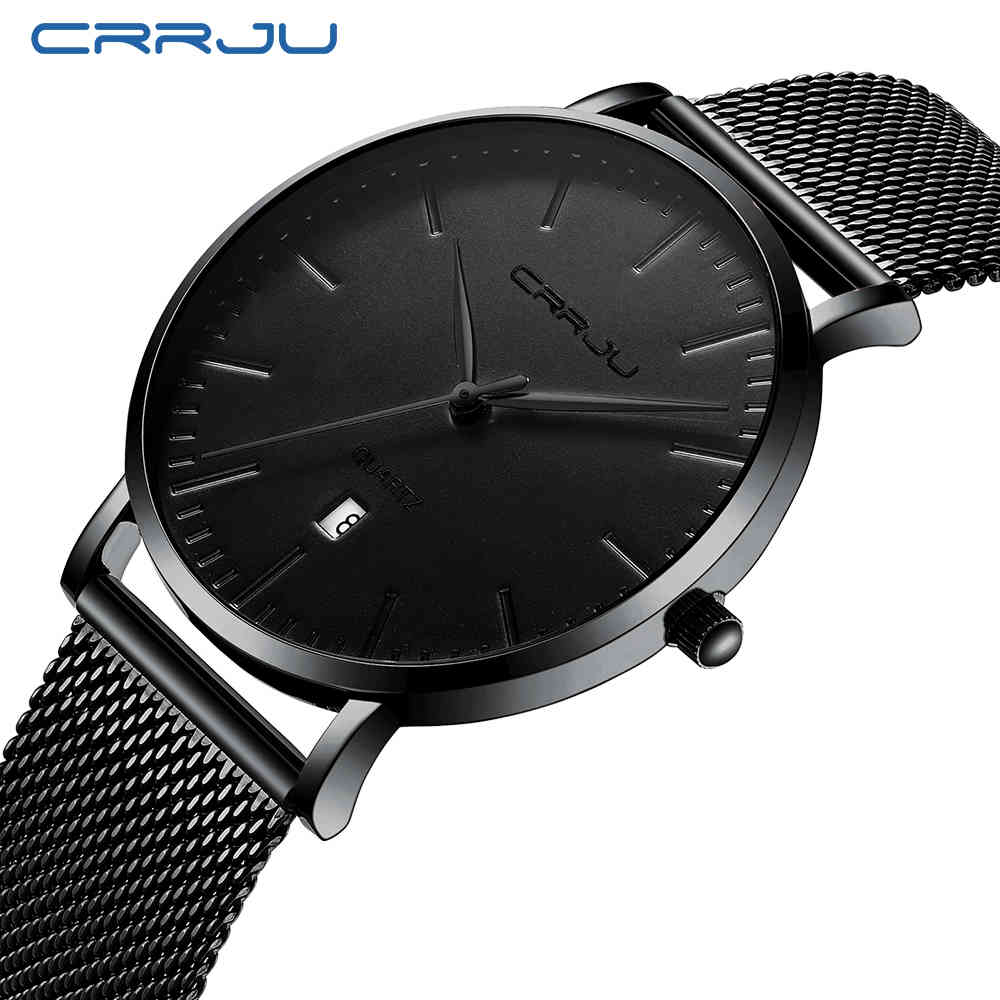 Mens Sports Watches CRRJU Top Brand Luxury Ultra Thin Casual Waterproof Watch Quartz Full Steel Mens Watch Relogio Masculino 210517, Black black
Mens Sports Watches CRRJU Top Brand Luxury Ultra Thin Casual Waterproof Watch Quartz Full Steel Mens Watch Relogio Masculino 210517, Black black