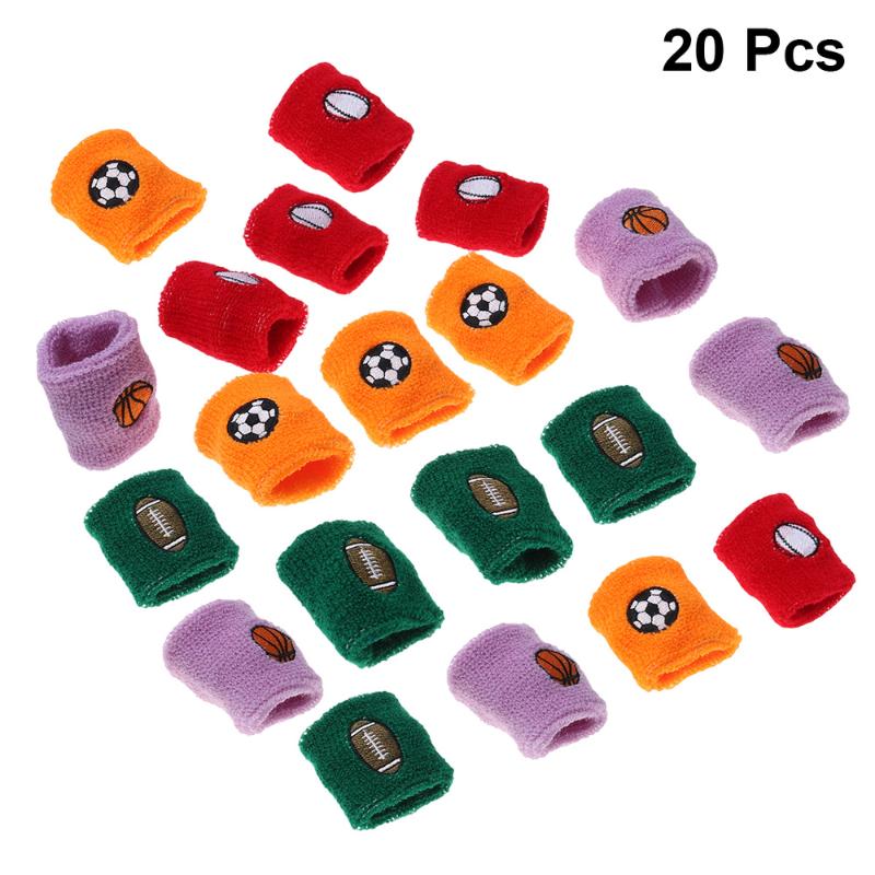 20pcs Sports Wristband Bracers Basketball Football Rugby Pattern Wrist Guard Stretchy Sponge Bands For Kids (Random Color And Pa Support, Black;red
20pcs Sports Wristband Bracers Basketball Football Rugby Pattern Wrist Guard Stretchy Sponge Bands For Kids (Random Color And Pa Support, Black;red