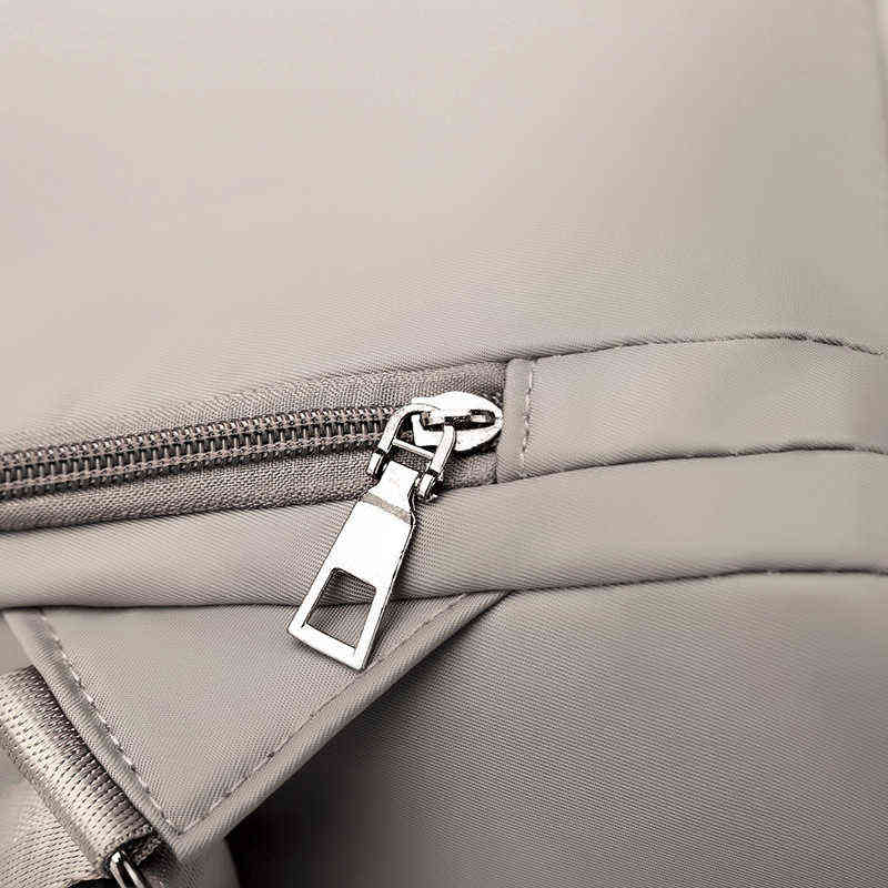 Women Backpack Fashion Large-capacity Anti-theft High-quality Nylon Fabric Solid Ladies Bagpack Big Leisure travel bag pack 44z Y1105