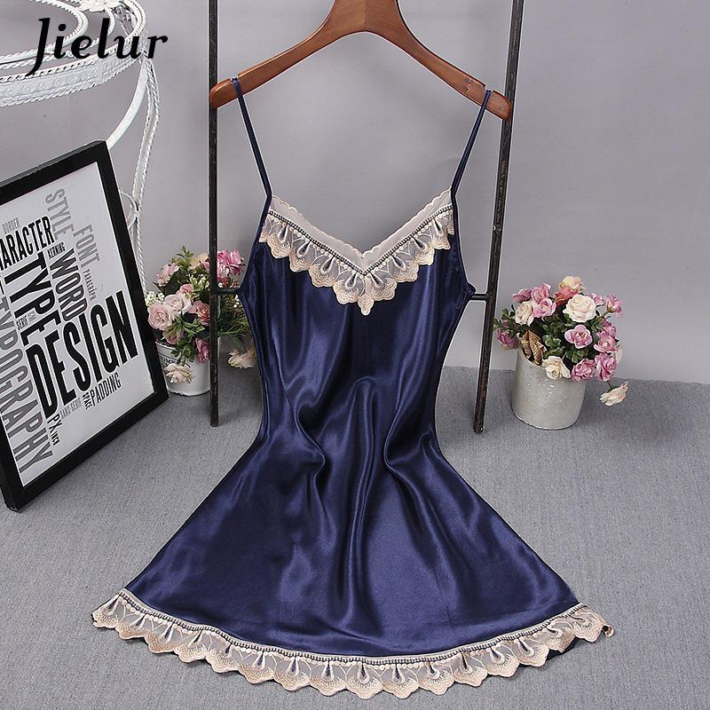 women's sleepwear ladies silk satin nightgowns sleeveless lace sleepshirts summer lingerie mini nightdress k11o, Black;red
women's sleepwear ladies silk satin nightgowns sleeveless lace sleepshirts summer lingerie mini nightdress k11o, Black;red