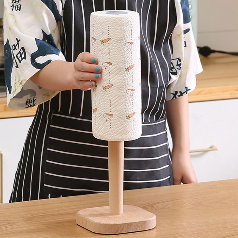 Toilet Paper Holders Beech Wood Towel Rack Restaurant Kitchen Storage Vertical Stand Napkins Cling Film Wooden Roll
Toilet Paper Holders Beech Wood Towel Rack Restaurant Kitchen Storage Vertical Stand Napkins Cling Film Wooden Roll