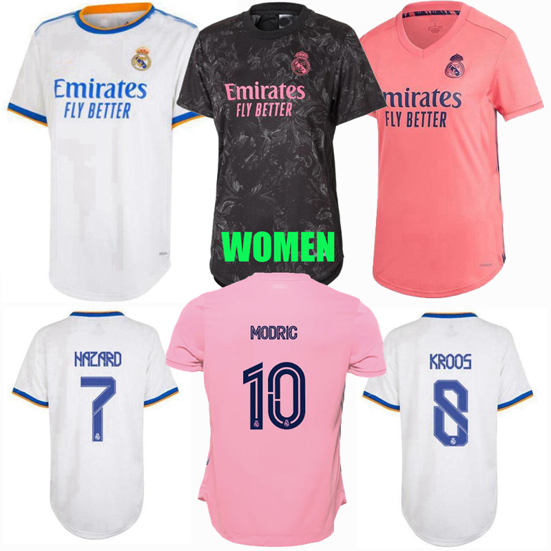 2021 2022 Real Madrid Women Soccer Jerseys VINI JR. Alaba RODRYGO ASENSIO VALVERDE CASEMIRO R.VARANEMODRIC HAZARD BENZEMA 20 21 22 football Female shirt, 3rd 
2021 2022 Real Madrid Women Soccer Jerseys VINI JR. Alaba RODRYGO ASENSIO VALVERDE CASEMIRO R.VARANEMODRIC HAZARD BENZEMA 20 21 22 football Female shirt, 3rd