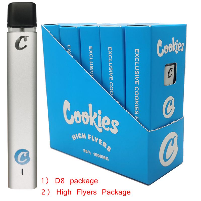 Cookies D8 D9 D10 Disposable vape pen cigarettes Rechargeable 240mah battery 1.0ml Empty 510 Cartridge Box Packaging Allow Customize
Cookies D8 D9 D10 Disposable vape pen cigarettes Rechargeable 240mah battery 1.0ml Empty 510 Cartridge Box Packaging Allow Customize